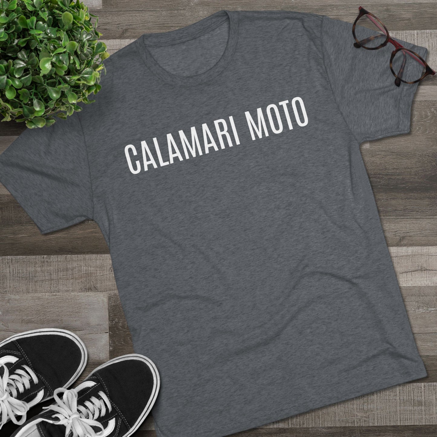 CALAMARI MOTO Unisex Tri-Blend Crew Tee