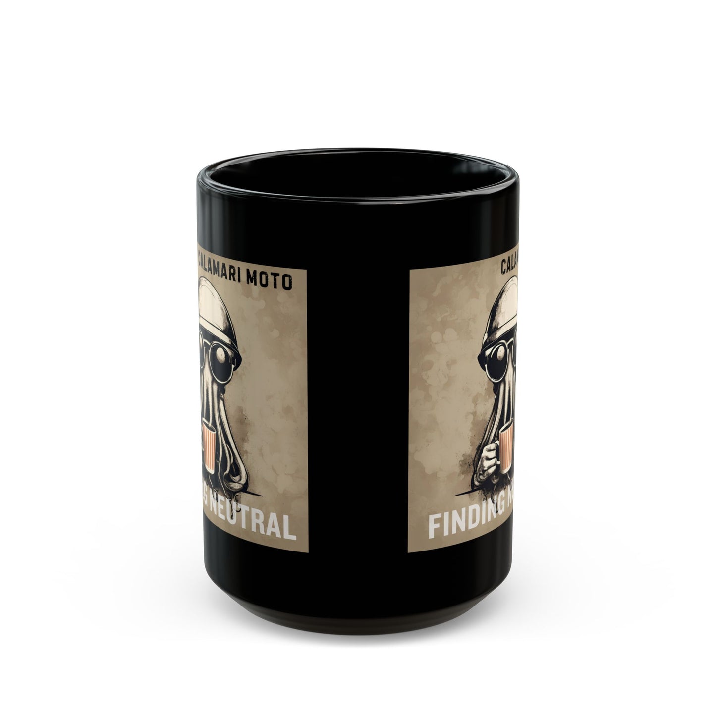 Finding Neutral Coffee Black Ceramic Mug - 15oz