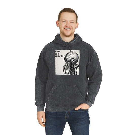 Y'all Got Zoomies - Unisex Mineral Wash Premium Hoodie