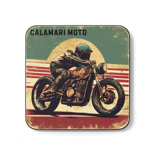 Retro Calamari 3 - Hardboard Back Coaster