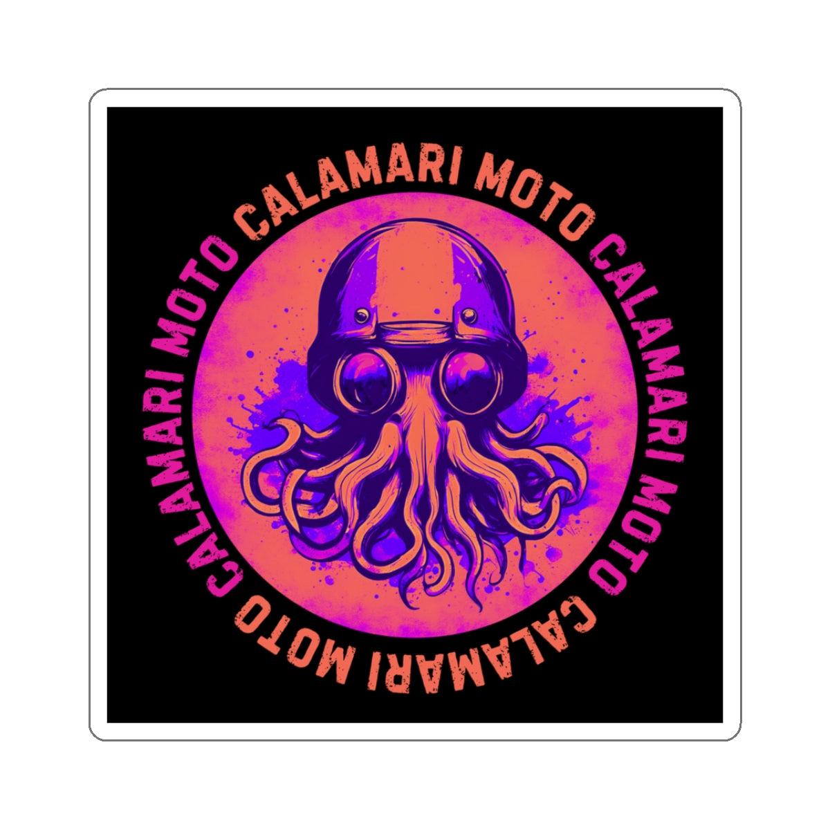 CALAMARI MOTO Sticker