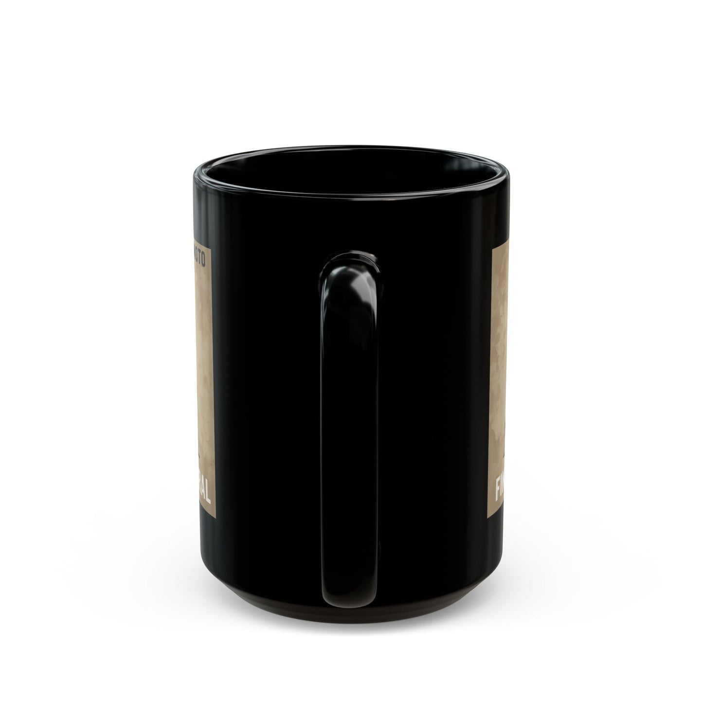 Finding Neutral Coffee Black Ceramic Mug - 15oz