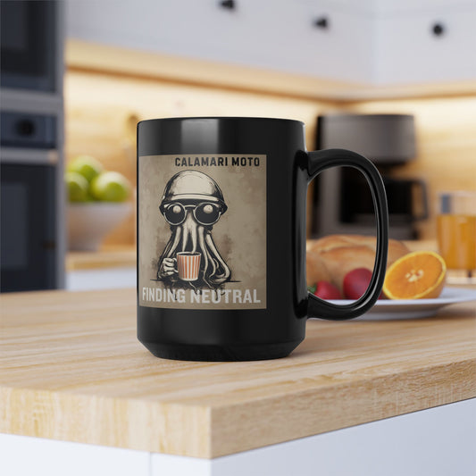 Finding Neutral Coffee Black Ceramic Mug - 15oz